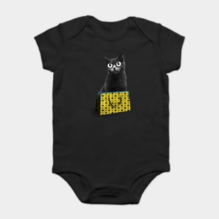 The cat in the bag of tricks Baby Bodysuit